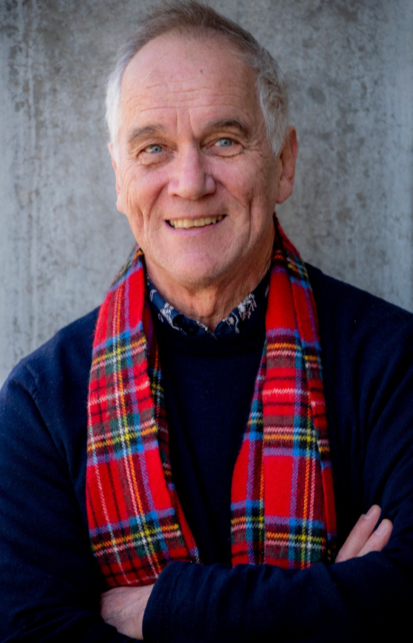 Smiling older man portrait