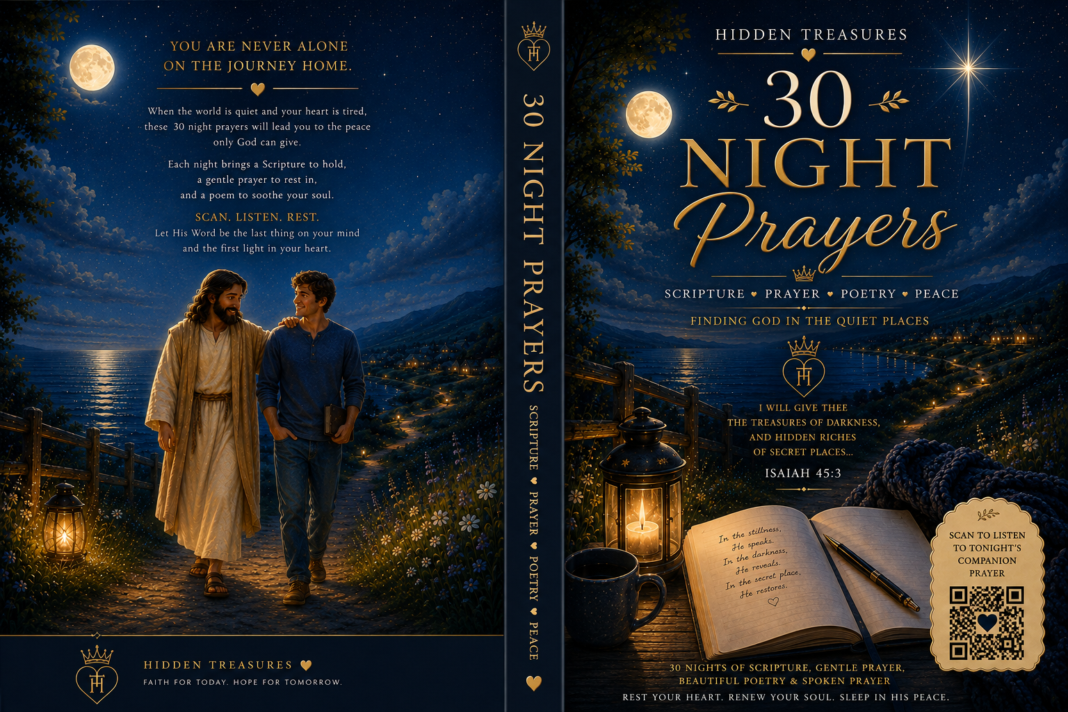 Hidden Treasures 30 Night Prayers full book cover